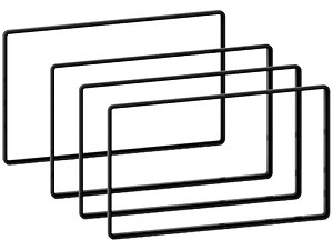 ACV 271000-13 2-DIN DISTANZRAHMEN DISPLAY 3X5