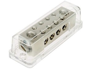 ACV 30.3601-02s VERTEILERBLOCK (SILBER) 2 X 5