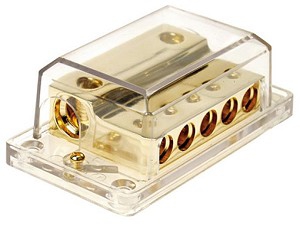 ACV 30.3601-03 VERTEILERBLOCK (GOLD) 2 X 35-5