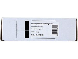 ACV 34128-12 SCHRUMPFSCHLAUCH TRANSPARENT   1