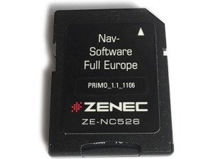 ZENEC ZE-NC526 8GB MICROSD CARD IGO PRIMO SOF