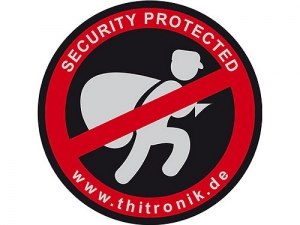 THITRONIK AUFKLEBER SECURITY PROTECTED 3 ST