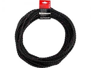 EMPHASER CABLE 1.5MM² TWISTED BLACK-RED 15M