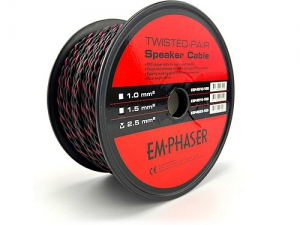 EMPHASER CABLE 2.5MM² TWISTED BLACK-RED