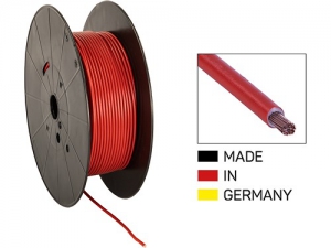 ACV 50-400-100 STROMKABEL FLY 4,00 MM  ROT SP