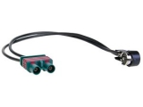 Antennenadapter Volvo<br><br>Anschluss: Fakra A(doppel)   ISO(m)<br> <br>Fuer folgende...