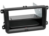 2-DIN Radioblende mit INBAY  Ablagefach Seat / Skoda / VW<br><br>Viele Autohersteller verbauen...