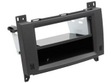 2-DIN Radioblende mit Ablagefach Rubber Touch Mercedes<br> <br>Viele Autohersteller verbauen eigene...