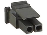 Gehaeuse<br><br>Gehaeuse: Molex Micro Fit Stecker<br>Kontakt: 2 Pin(f) - Rastnase vorne<br><br>Fuer...