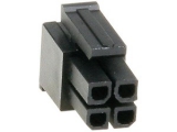 Gehaeuse<br><br>Gehaeuse: Molex Micro Fit Stecker<br>Kontakt:  4 Pin(f)<br><br>Fuer folgende...