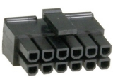 Gehaeuse<br><br>Gehaeuse: Molex Micro Fit Stecker<br>Kontakt:  12 Pin(f)<br><br>Fuer folgende...