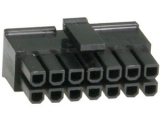 Gehaeuse<br><br>Gehaeuse: Molex Micro Fit Stecker<br>Kontakt:  14 Pin(f)<br><br>Fuer folgende...