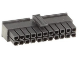 Gehaeuse<br><br>Gehaeuse: Molex Micro Fit Stecker<br>Kontakt:  22 Pin(f)<br><br>Fuer folgende...