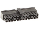 Gehaeuse<br><br>Gehaeuse: Molex Micro Fit Stecker<br>Kontakt:  24 Pin(f)<br><br>Fuer folgende...