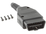 OBD Anschluss Stecker<br><br>Die On Board Diagnose ist eine genormte, offene<br>Schnittstelle zum...