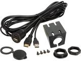 USB / HDMI Einbaubuchse / Aufbaugehaeuse universal<br> <br>Mit  USB, HDMI und AUX Einbaubuchsen und...